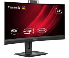 Monitorius ViewSonic VG3457CV – 34 colių | VA | UWQHD | USB-C PD100W | 5 MP kamera