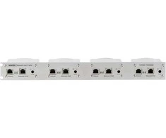 Wantec 2wIP D-Serie RJ45 19" Rackgerät 4x Sender Switchseite