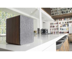 Kompiuterio kolonėlės Wavemaster BASE 2.0 Bluetooth kolona mediena/pilka, mažmeninė prekyba