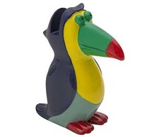 Wedo WEDO Brillenhalter Tukan, Polyresin, Bunt, 8 x 3,7 x 9,2 cm