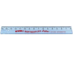 Wedo WEDO Lineal 15 cm dla leworęcznych KUM Lefty L1 Softie Flex