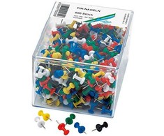Wedo WEDO Pinezki w kształcie diabolo w przezroczystym opakowaniu 600 vnt.
