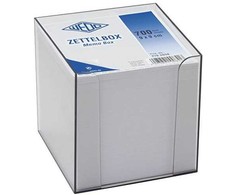 Wedo WEDO Dėžutė užrašams su užpildymu 9,5 x 9,5 cm raudona