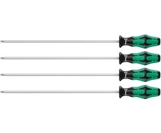 Atsuktuvų rinkinys Wera 367/4TORX HF KraftformPlus, laikiklis, 300 mm