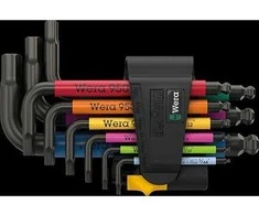 Wera Wera 950/9 Hex-Plus Multicolour Imperial 3 kampinių veržliarakčių rinkinys