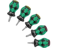 WERA Stubby Set 1 atsuktuvų rinkinys