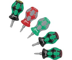 Wera Wera Stubby rinkinys 3 - Screwdriver nustatytas