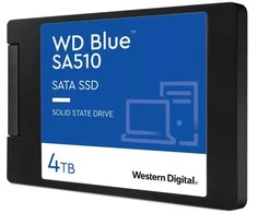 WD Mėlyna SA510 SSD 4TB SATA III 6Gb/s korpusas 2.5" 7mm vidinė vienguba pakuotė, MAITINA „SANDISK“