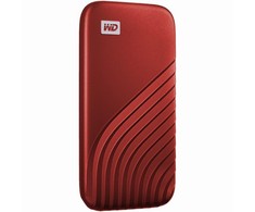 Kietasis diskas Western Digital MYPASSPORT SSD 2TB Raudonas - 1050MB/S READ 1000MB/S WR PC/MAC