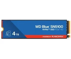 Sandisk WD Mėlyna SN5100 M.2 PCIe NVMe 4TB