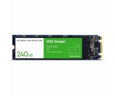 WD Žalias SATA 240GB vidinis SSD kietojo kūno diskas - SATA 6Gb/s M.2 2280 - WDS240G3G0B, maitinamas „SANDISK“