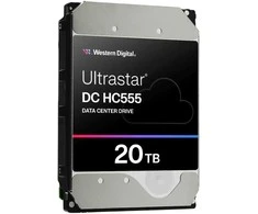 Sandisk HDD Server WD/HGST ULTRASTAR DC HC555 (3.5’’, 20TB, 512MB, 7200RPM, SATA 6Gb/s, 512E SE NP3) SKU: 0B48724