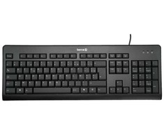 Klaviatūra „Klaviatūra Wortmann AG TERRA 1500“ su laidine [FR], USB, juoda/juoda, „Copilot AZERTY“, 105 klavišai, laidinė, 1,80 m