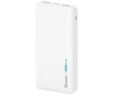 Xlayer 217286 - Baltas - Mobile phone/Išmanusis telefonas,Planšetė - Lithium Polymer (LiPo) - 20000 mAh - USB - 5 V
