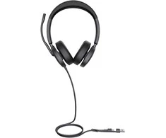 Ausinės Yealink UH48 Dual UC USB-C/A Laisvų rankų įranga Vielinis Su lankeliu Skambučiai / muzika USB Type-C / USB Type-A Juoda