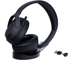 Ausinės Yealink BH78 Ausinių rinkinys Przewodowy i Bezprzewodowy su lankeliu ant galvos Połączenia/muzyka USB Type-C / USB Type-A Bluetooth Podstawka do ładowania Juodas