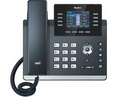 Yealink SIP-T44U, IP telefonas, pilkas, 8 linijos, 1000 įrašų, LCD, 7,11 cm (2,8 colio)