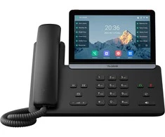 Yealink-SIP-T87W, IP telefonas, juodas, laidinis ir belaidis ragelis, stalinis, 1000 įrašų, mygtukai