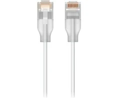 Tinklo Kabelis - Ubiquiti 0,15 m Cat6, Permatomas, Balta