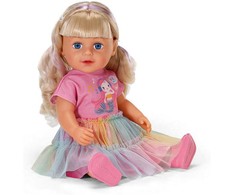 Zapf Lėlė - BABY BORN - Carla - 43 cm - Šviesūs, šukuojami plaukai - Judančios rankos