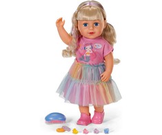 Zapf Lėlė - BABY BORN - Carla - 43 cm - Šviesūs, šukuojami plaukai - Judančios rankos