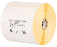 Zebra Z-Perform 1000T - Matt - permanenter Acrylklebstoff - baltas - 25.4 x 50.8 mm 30960 Etikett(en) (12 Rolle(n)