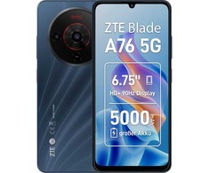 Išmanusis telefonas ZTE Blade A76 5G Juodas