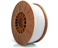 3D plastikas PET-G 1.75mm 1kg Rosa3D - Baltas
