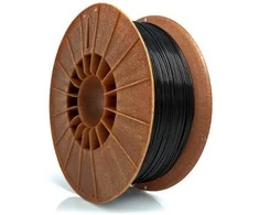 3D plastikas PET-G 1.75mm 1kg Rosa3D - Juodas