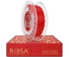 3D plastikas TPU 85A raudona 1.75mm 0.5kg Rosa3D