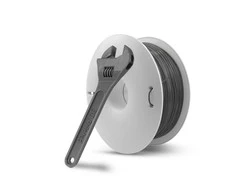 3D plastikas (guma/TPU) FiberFlex 40D juoda 1.75mm 0.85kg Fiberlogy