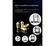 3D spausdintuvo purkštukas D6 0.4mm 3002060005 CREALITY