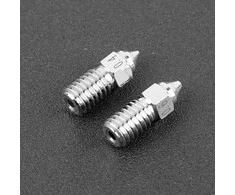 3D spausdintuvo purkštukų komplektas 2vnt (0.4mm ir 0.6mm) skirti ENDER-3V3SE ENDER-7 ir ENDER-5S1 varinio lydinio dengti nikeliu CREALITY