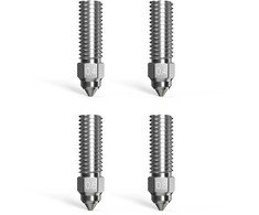 3D spausdintuvo purkštukų komplektas bimetal konstrukcija (2x0.4mm 0.6mm 0.8mm) skirti K1/K1Max, CR-M4, ENDER-3V3KE spausdintuvams CREALITY