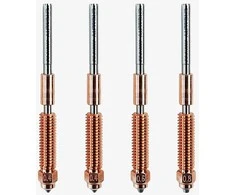 3D spausdintuvo purkštukų komplektas "Unicorn" 2x0.4mm 1x0.6mm 1x0.8mm skirti K1C / ENDER-3V3 / K1MAX su atnaujintu kaitikliu CREALITY