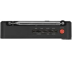 Aiwa Radijo imtuvas FM įkraunamas su USB/Micro SD/3.5mm lizdu, juodas