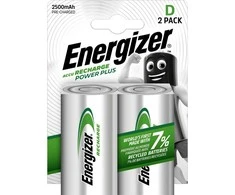 Akumuliatorius HR20 (D) 1.2V 2500mAh Ni-Mh ENERGIZER (2vnt įpakavime)
