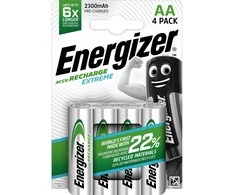 Akumuliatorius HR6 (AA) 1.2V 2300mAh Ni-Mh Extreme Energizer, 4vnt įpakavime