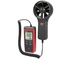 Anemometras su temperatūros indikacija 0.4~30m/s, -10~50℃ UNI-T