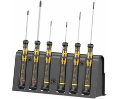 Atsuktuvų rinkinys elektronikai su stovu ESD 030170 Wera