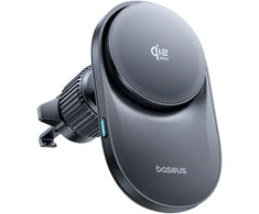 Baseus Automobilinis magnetinis laikiklis telefonams su belaidžiu Qi2.2 įkrovimu 25W PrimeTrip VC2 Pro, juodas