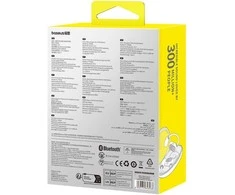 Ausinės Earphones TWS Baseus Eli Sport 1, (baltas)