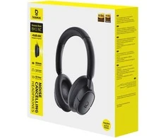 Baseus Belaidės Bluetooth 6.0 ausinės Bass BH1 NC su triukšmo slopinimu, juodos