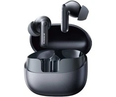 Baseus Belaidės Bluetooth 6.0 ausinės Bass BP1 Pro su triukšmo slopinimu ir įkrovimo dėklu, juodos