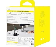 Baseus Belaidis magnetinis įkroviklis, stovas trims Apple įrenginiams 22.5W USB-C EnerFill FS41