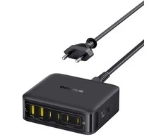 Baseus Įkrovimo stotelė EnerFill FH21 120W 2xUSB-A + 4xUSB-C 1.5m, juoda