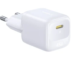 Baseus Sieninis įkroviklis EnerFill FN22 45W USB-C QC PD, baltas