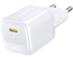 Baseus Sieninis įkroviklis EnerFill FN22 45W USB-C QC PD, baltas