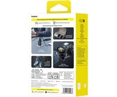 Baseus Sieninis įkroviklis PicoGo AE11 67W USB-A + 2xUSB-C QC PD, juodas