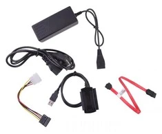 Konwerter Cabletech Adapteris 2.5/3.5" kietiesiems diskams USB 2.0 - SATA, IDE